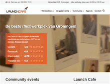 Tablet Screenshot of launchcafe.nl
